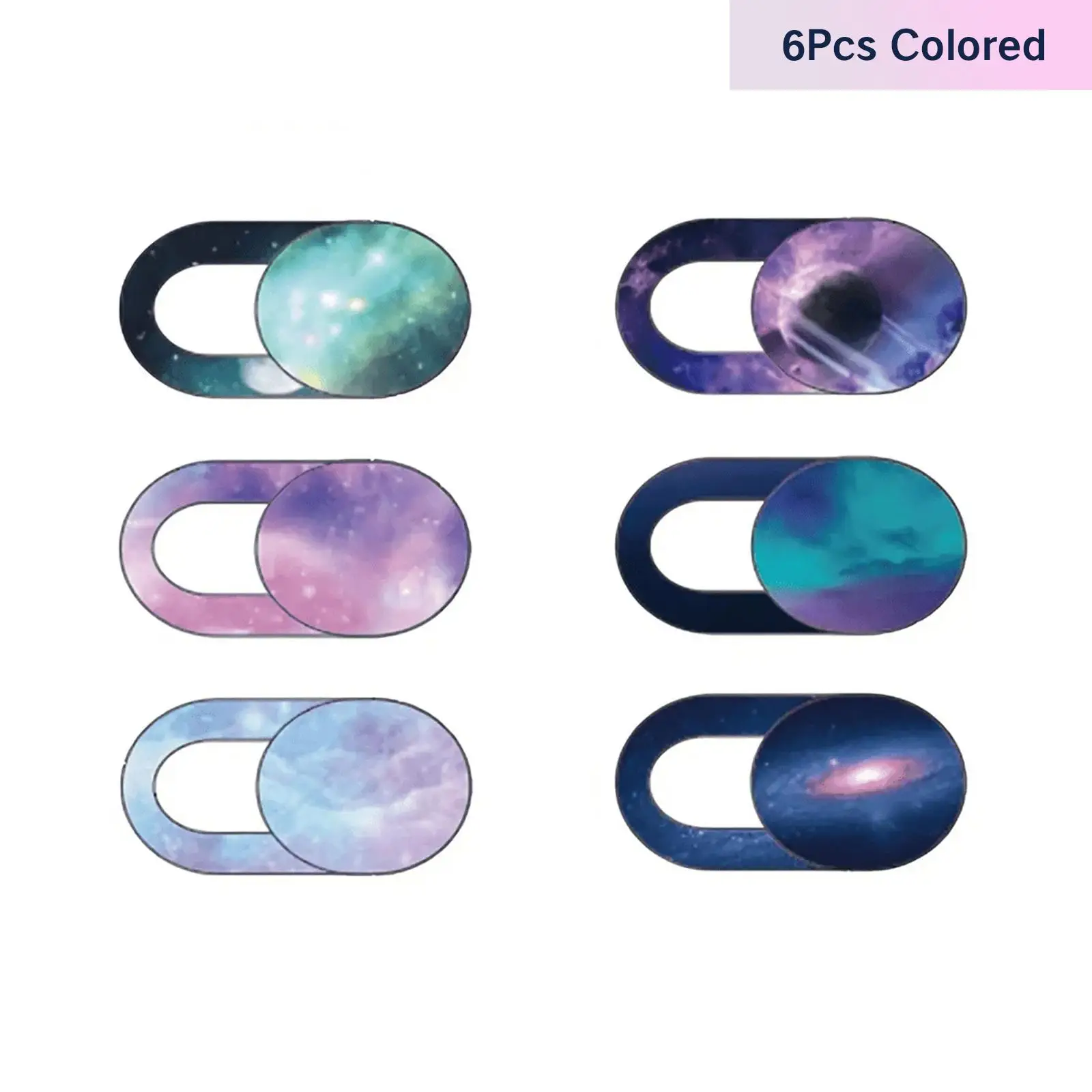 Ultra-thin Starry Sky Design Webcam Cover Slide, Fashion Webcam Protector, Privacy & Security Cover Sticker for Cell Phone, Tablet, Laptop & PC