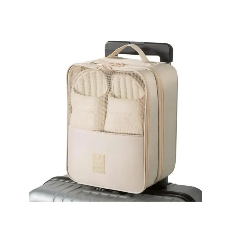 Large Waterproof Travel Shoe Bag, Portable Zipper Shoe Storage Bag, Travel Organizer for Men & Women, Travel Accessories