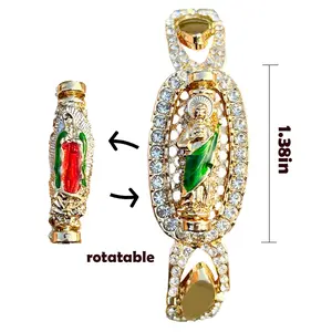 Revolving Bracelet San Judas Bracelet Virgen Mary Bracelet San Judas Tadeo Bracelet Religious Jewelry bracelet men