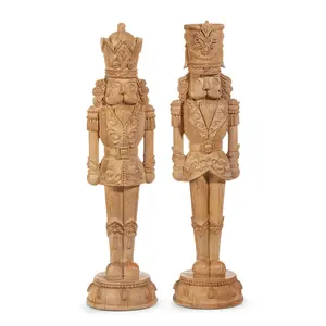 20" Natural Nutcracker Assorted Set of 2