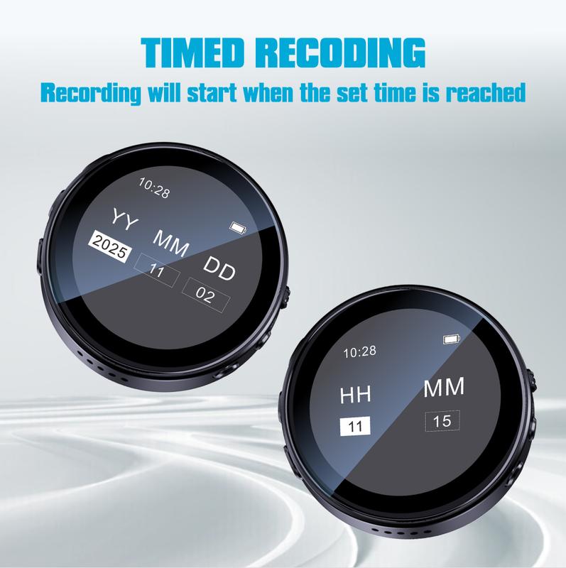 Mini Voice-Activated Recorder Audio Video Recording Machine for Meetings Lectures Interviews Versatile Use for Businesses Educational Institutions Audio