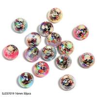 SJ237019 16mm 50pcs Skull 