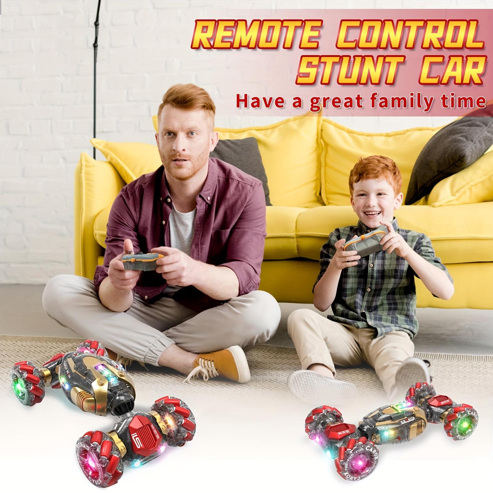 Boys and Girls for Age 6-12 Birthday Gift Ideas Gesture Sensing RC Stunt Car Toys, Hand-Controlled 2.4GHz Remote Control Twist Cars, 4WD All-Terrain Off-Road Vehicle for Kids Party Toy