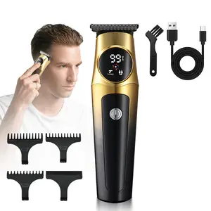 Gertzy Professional Electric Hair Clipper, Type-C Fast Charging, Precision Anti-Pinch Blade, Perfect Gift for Him, Home & Travel Use