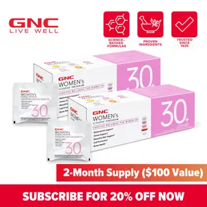 GNC 2-Box Bundle: GNC Women's 30+ Vitapak, 5-in-1, 30 Count Multivitamin for Stress & Bone Support, Skin Support, Healthcare, Edible Dietary Supplement, Jumpstart