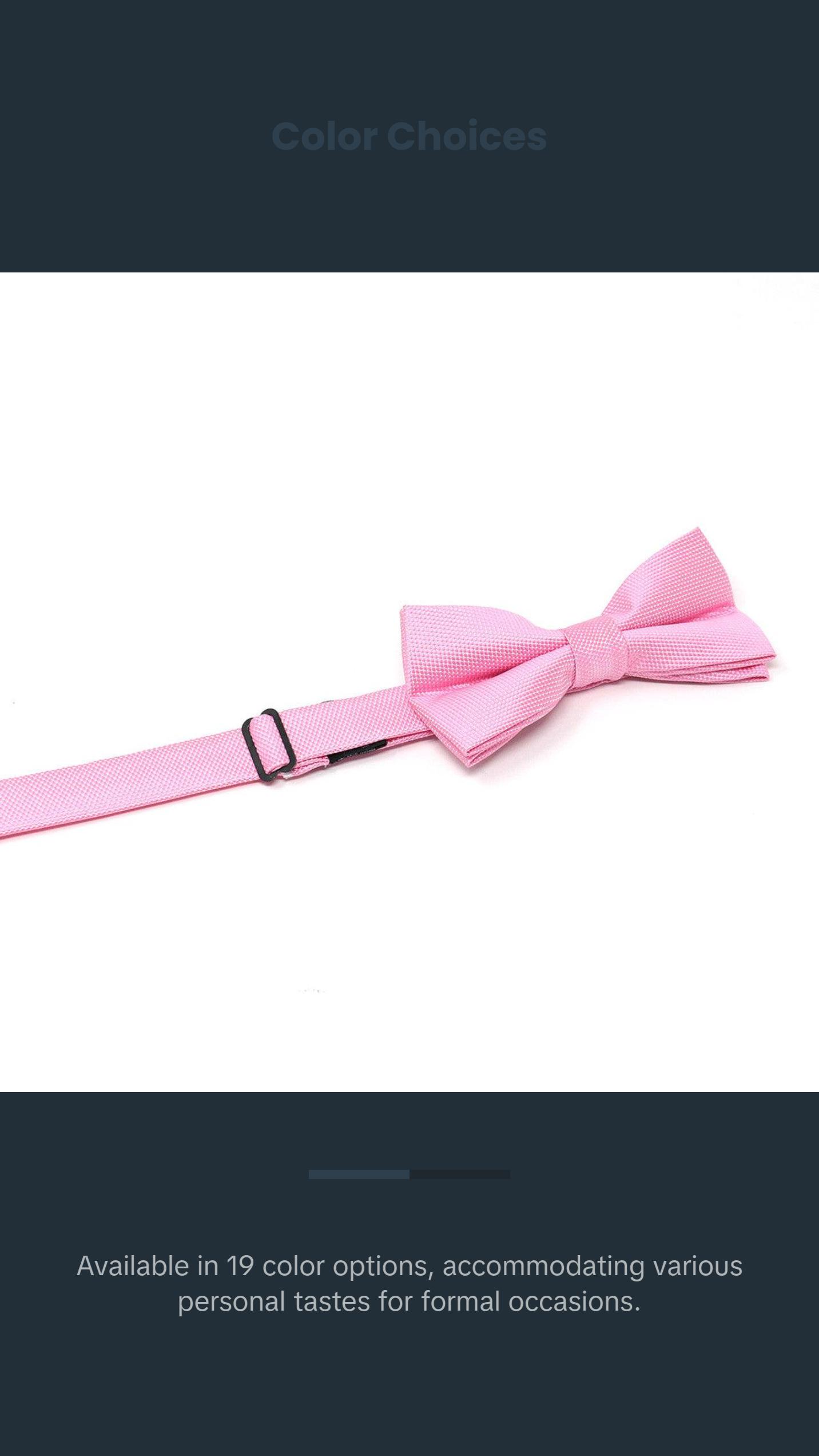 Laurant Bennet Poly Woven Banded Bow Tie & Hanky Set