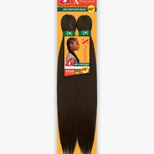 Sensationnel Synthetic Hair Braids XPRESSION 2X Pre-Stretched Braid 48″