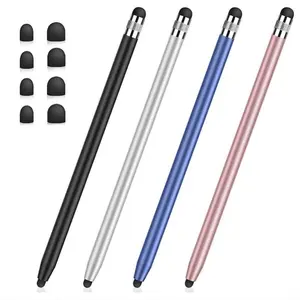 2 In 1 High Sensitivity Touch Screen Pen for Tablet, Capacitive Stylus Pen with Replacement Pen Tip for iPad, Samsung Galaxy, Tablets Accessories
