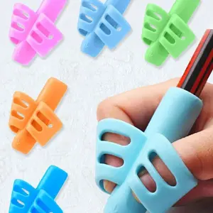 Pencil Grip Trainer, Writing Aid for Preschool Children, Special Needs, Fine Motor Skills, Random Color, Posture Correction Tool, Toddler Pen Holder