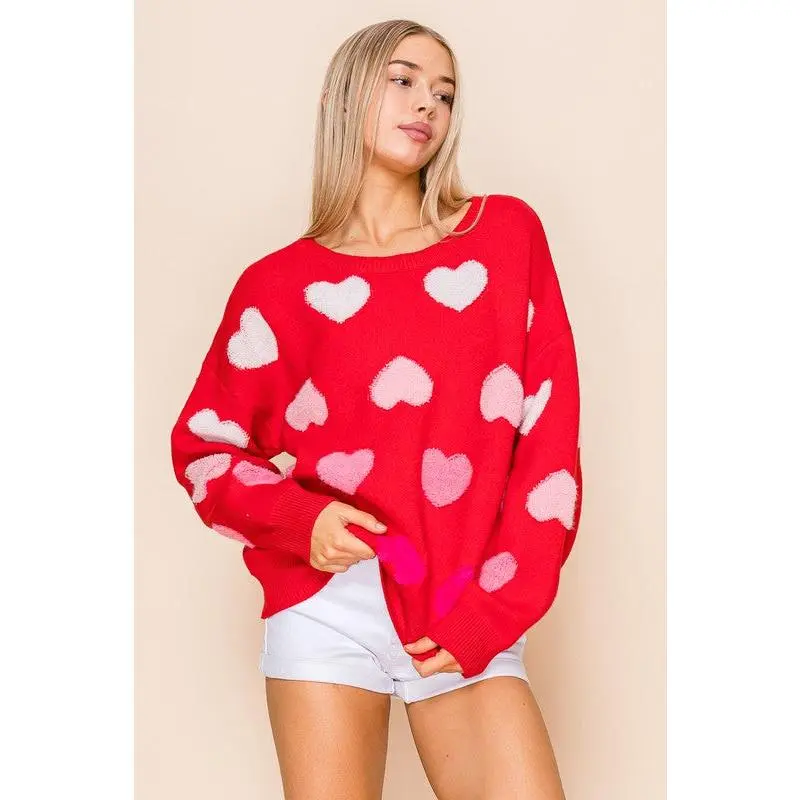Heart Red Sweater