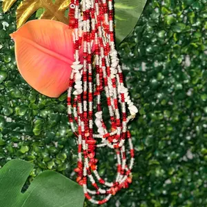 Red Nazar necklace set of 5 can be custom order in other colors