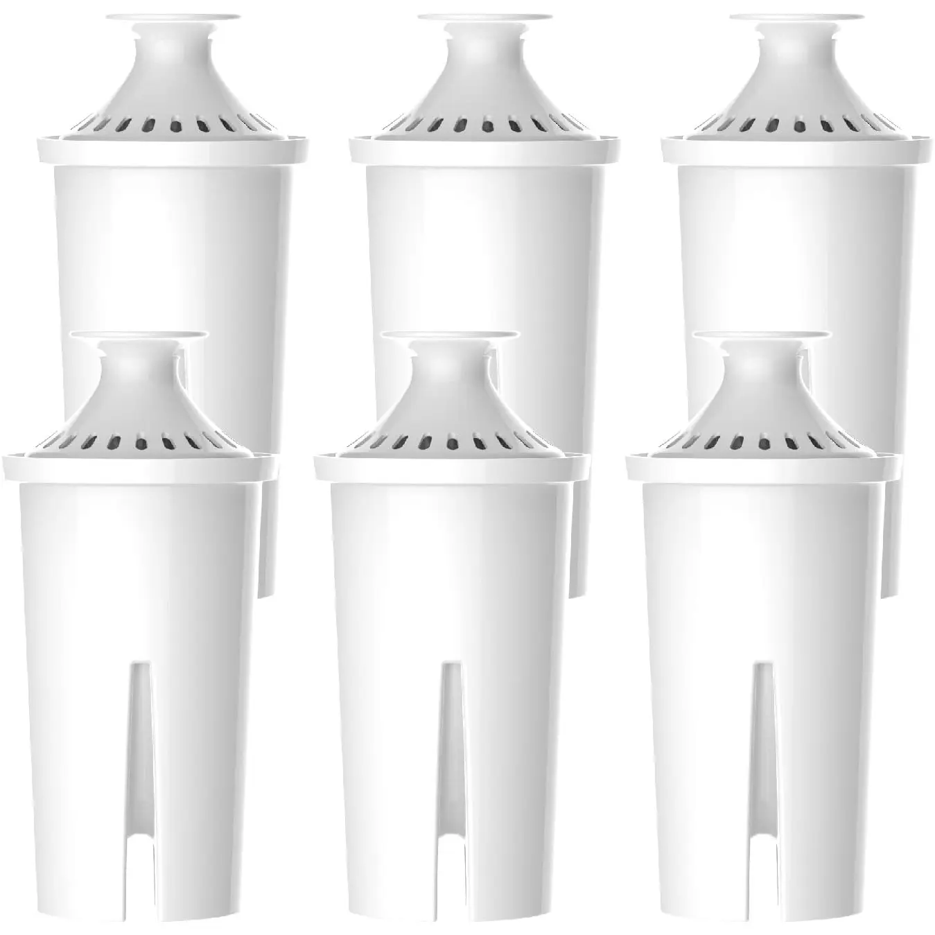 6 Packs Pitcher Water Filter, Replacement for Brita® Classic 35557, OB03, Mavea® 107007, Brita® Pitchers Grand, Lake, Capri, Wave and More, NSF Certified, Waterspecialist Waterspecialist