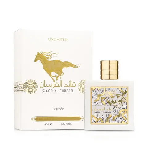 Lattafa Qaed Al Fursan Unlimited Eau de Parfum (3.4 oz EDP Liquid) - Unisex Aromatic Citrusy, Citrus Floral, Fruity Floral Fragrance with Pineapple, Citrus, Coconut, Jasmine, Vanilla (Coconut Unisex Fragrance)