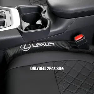2Pcs Car Logo Badge Logo Side Seam Seat Universal Gap Stopper Gap Filling Anti-leak Strip Car Interior Decoration Leak-proof Car Accessories Suitable for Lexus F Sport ES300 RX300 RX330 RX350 IS200 IS250 IS300 GS300 NX300 Ct200h ES300h IS300h NX300h GX470
