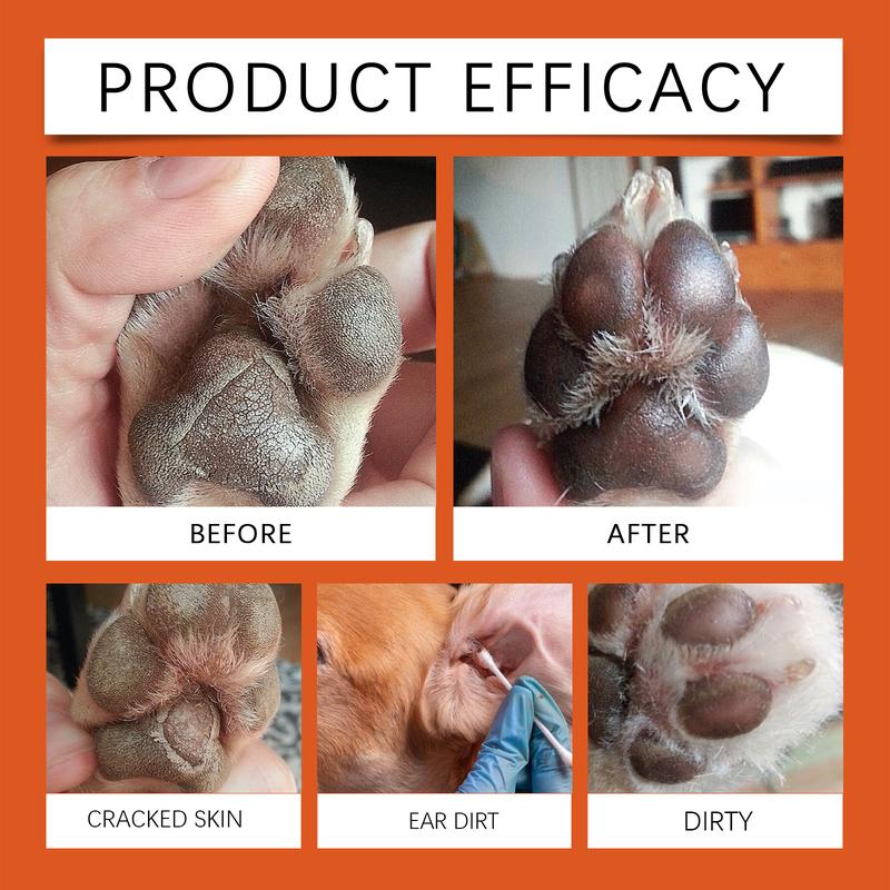 Foot foam cleaner - Gentle cleaning for cats and dogs' feet and ears, removing earwax, paw pads and odor.litter pellets, spray, litter tray, litter box, removal