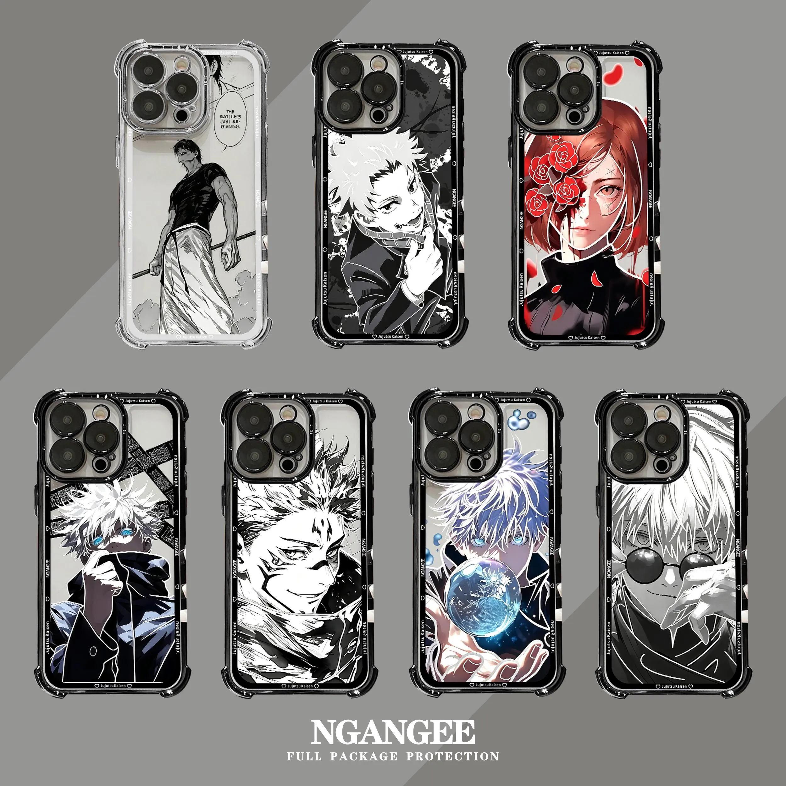 JJK Anime-Style Case for Galaxy And iPhone fit Galaxy S26ULTRA CASE , S22 S23 S24 S25 S26 S23FE S24FE and iPhone 17 17AIR 17 PRO MAX 11 12 13 14 15 16 PLUS EZSHZ1-7