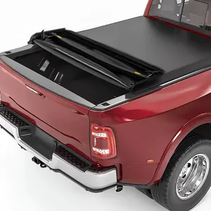 5.5FT Soft 4-Fold Tonneau Cover Bed For 15-26 Ford F150 F-150 Water Proof, Bed Fourth Fold Styleside Bed Cover