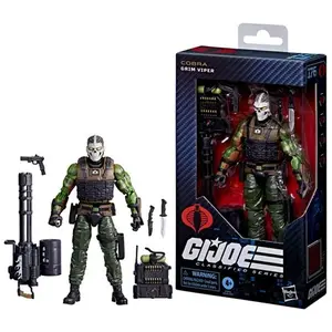 Hasbro G.I. Joe Classified Series Grim Viper 6-Inch Figure with Wet Suit Blaine Seymour & Jodie Shooter Collectible Set for Collectors