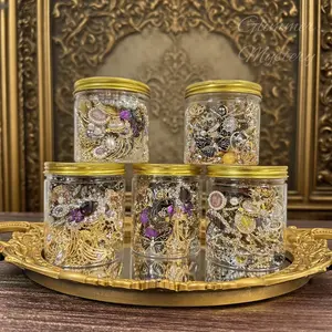 Royal Mystery Jewelry Box | Heirloom Baroque Set with Locket Necklace, Drop Earrings, Rings & Bracelet | Multicolor Gemstone Vintage Collection for Women | Luxury Birthday, Anniversary Gift for Her & Jewelry Organizer Container jewelryset