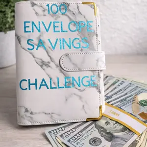 One Hundred Envelope Savings Challenge  Binder