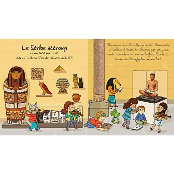USED-Mon petit Louvre en musique by Émilie Collet (Hardcover)