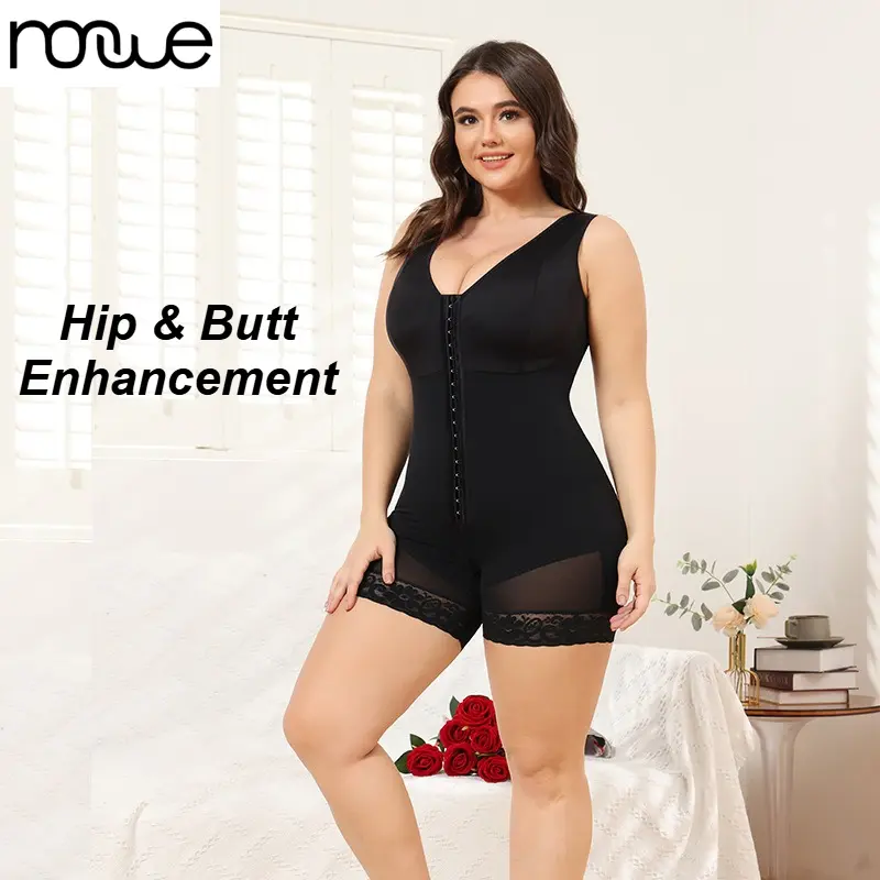 High Waisted Shapewear Shorts for Women | Tummy Control Compression, Butt Lifter, Front Zipper Waist Trainer, Seamless Body Shaper, No Roll Lace Boyshorts WDT144-5 belly faja moldeadora enhancer tuck solid color shapewear panty fashion colombian bodysuit