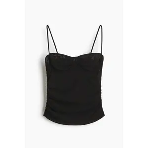 H&M Ruched mesh top