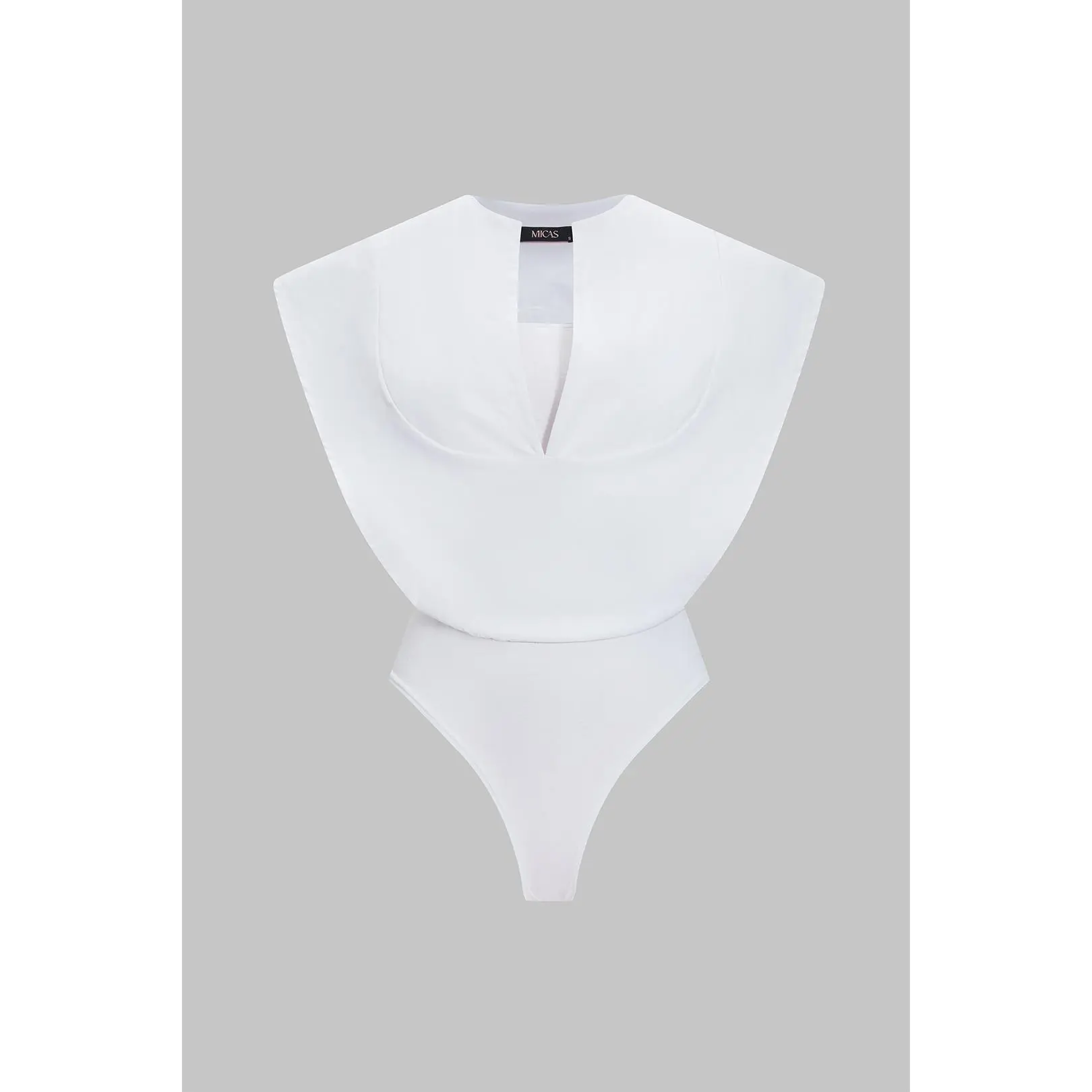 Ruched Sleeveless Bodysuit
