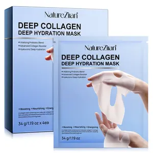 Night Hydrating Mask, Transparent Collagen Mask, Moisturizing and Nourishing, Locks in Water, Facial Spa, Skin Care Essential