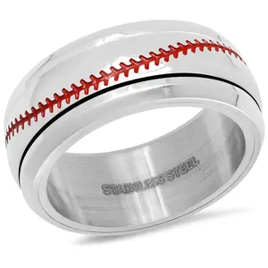 Steel by Design Men's Baseball Stitching Band R ing