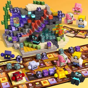 GobiDex Gemfire Hollow Theme Magnetic Building Blocks 100PCS with Expansion Game Map, Upgrated 0.8 Inch Blocks Portable Travel-Friendly Toys, STEM Game-Based Creative Toy Set for Kids 3–12