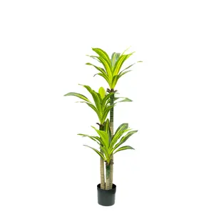 140cm Artificial Potted Plant - Realistic, Low-Maintenance Faux Greenery with Durable Leaves, Modern Decor for Office & Home Use (Ideal for Indoor Plant Enthusiasts)