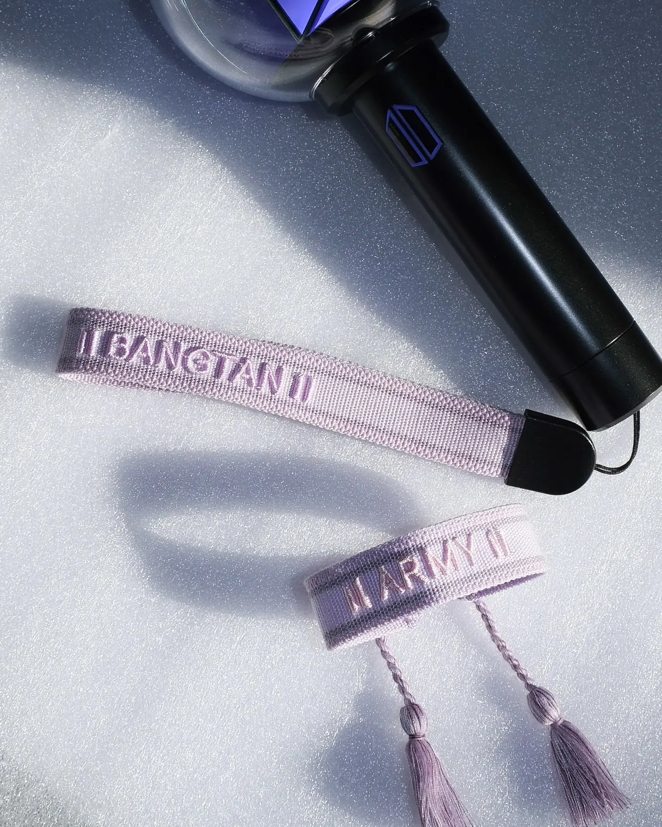 Bangtan Loves Army Lightstick Strap + Friendship Bracelet Set