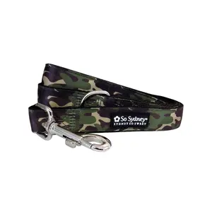 Camo Military Green 5' Designer Fashion Dog Leash