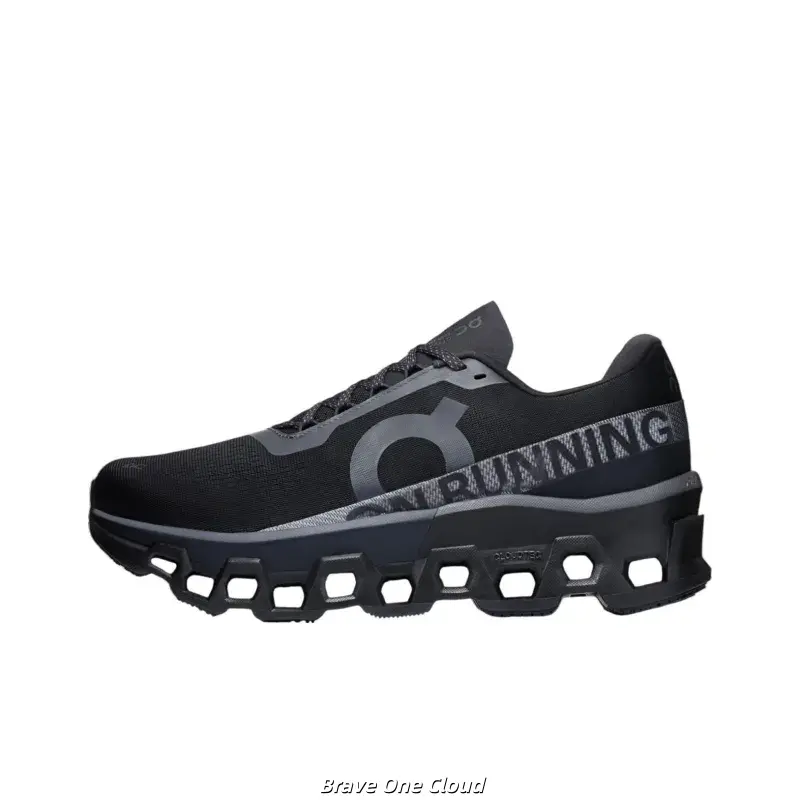 Brand New Original Box Unisex All Black Perforated Mesh Running Shoes Lightweight Ring Wave Hollow Cushion Non Slip Breathable Gym Walking Casual Athletic Sneakers US Sizes 5-12