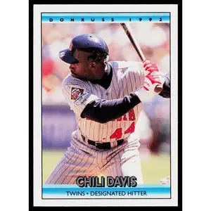 Chili Davis 1992 Donruss #115b Minnesota Twins