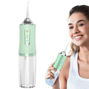 Portable Water Flosser Oral Irrigator, 3 Modes 4 Nozzles USB Charging, Rechargeable Dental Care Device for Adults & Kids
