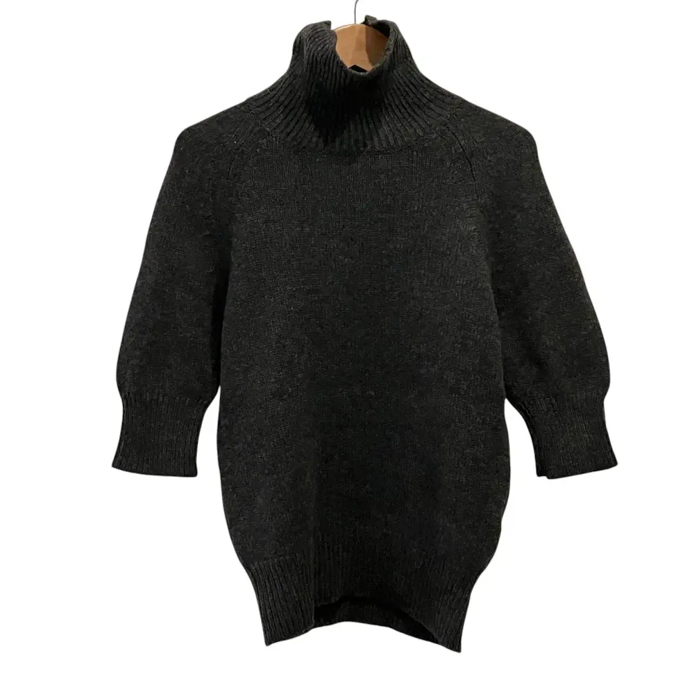 Pre-owned Celine Cashmere Small Leather Goods Turtleneck Short Sleeve Knit Sweater