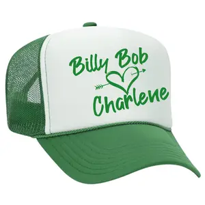 Bad Hats - Billy Bob Loves Charlene Trucker Hat - Cute Trucker Hats - Concert Hats - Country Music Hats - Trending Hats - Summer Hats - Girls Summer Trucker Hats - Trucker Hats - Viral Hat