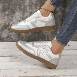 Round Toe Platform Sneakers
