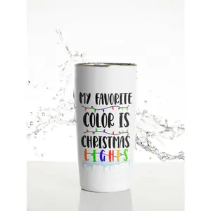 Christmas Colors Unique Tumbler. Designed and Created by Claire4You Designers just for you. P15-D3