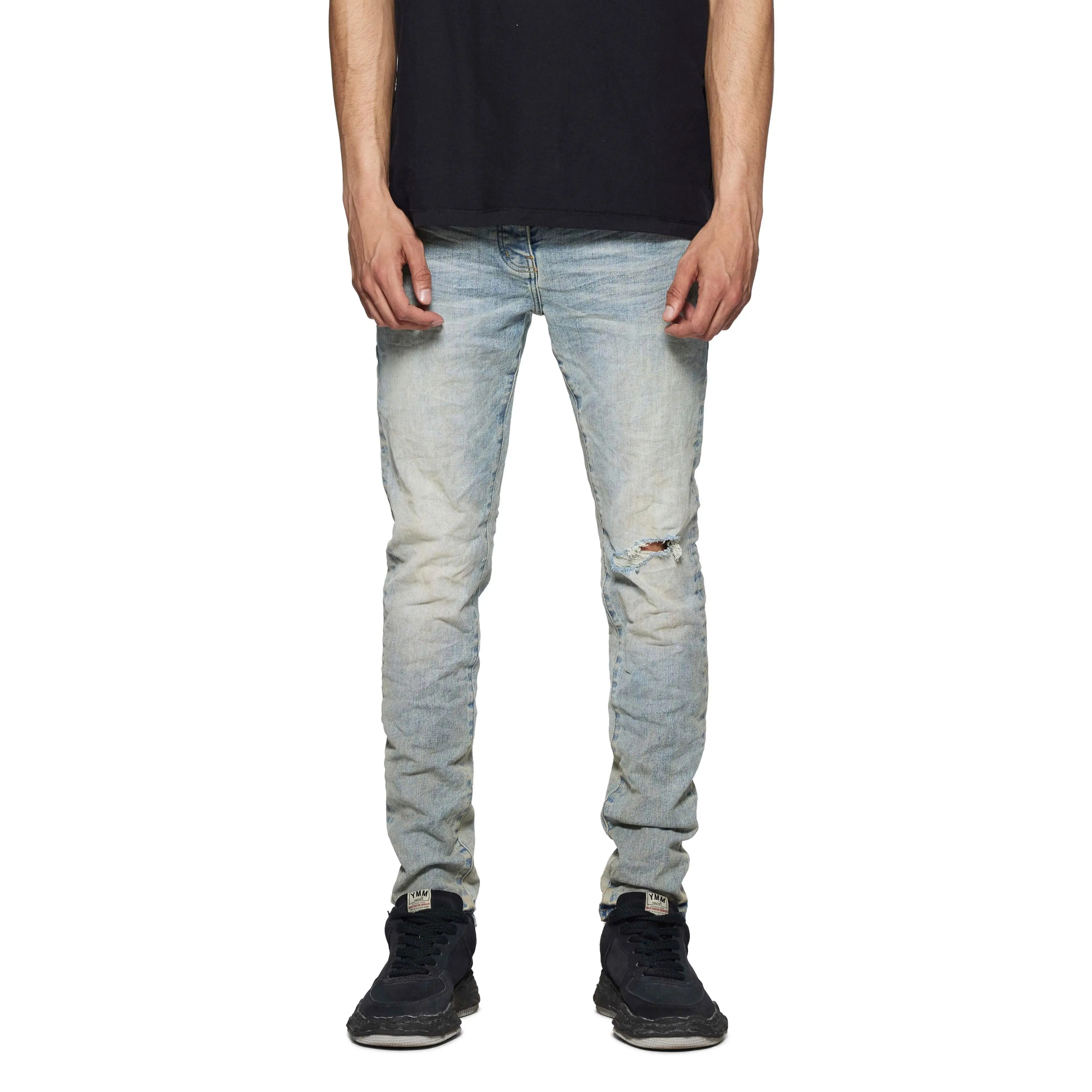 Purple brand light indigo venice sun bleached jean