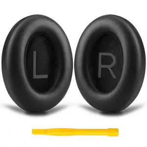 Bose 700 (NC700) Upgraded Replacement Earpads, Ear Pads Cushions with Softer Leather, High Density Memory Foam, Added Thickness