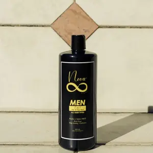 Nova Men 2-in-1 Invigorating Rush Hair & Body Wash Nourishes Softens Skin Cleanses Energizes Hydrates All Hair Types Cruelty-Free