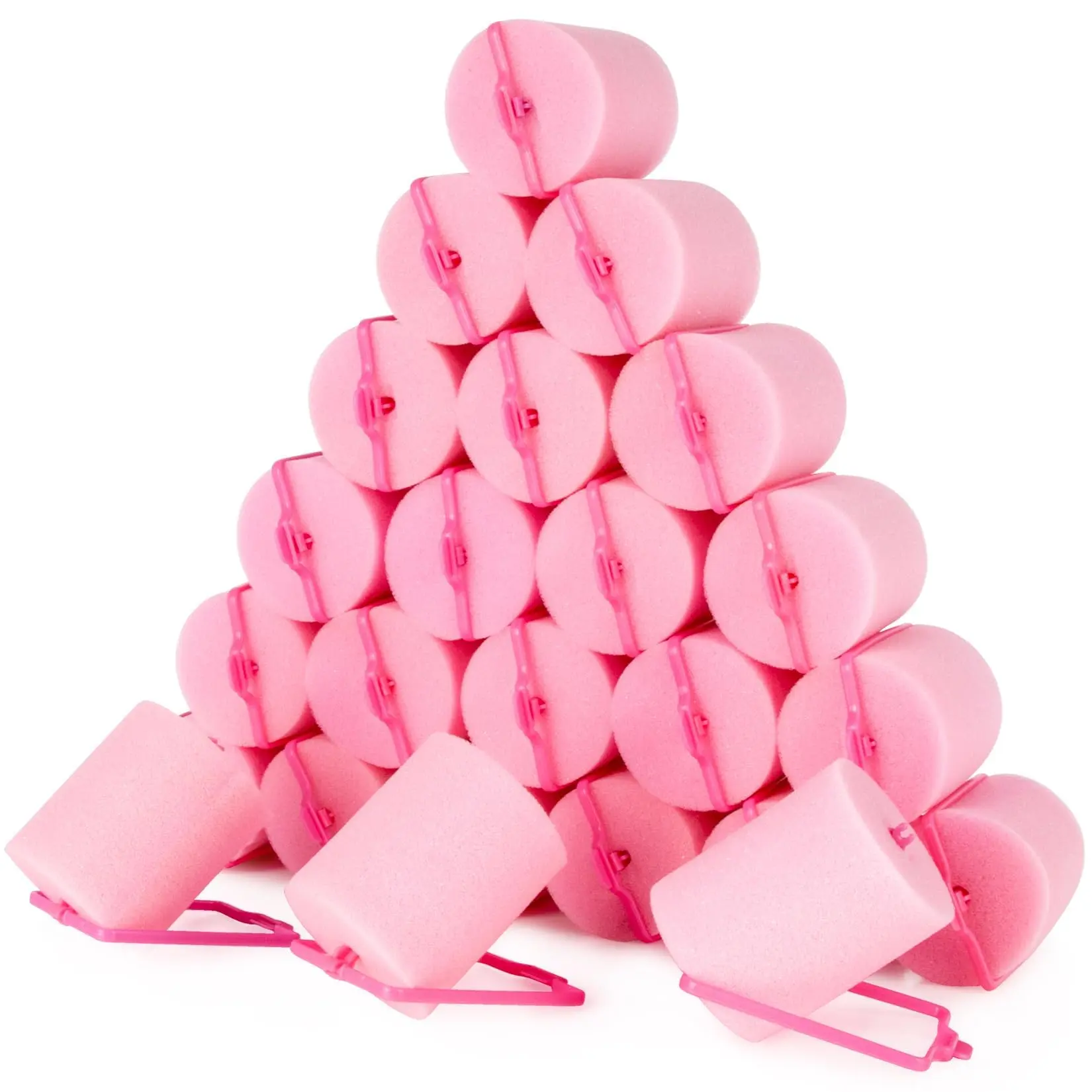 24pcs Foam Hair Rollers - 1.89 Inch Sponge For Heatless Curler Short/long Sleep Rolos Para Cabello Large Curlers Soft Sleeping Thin Curl Overnight Rulos