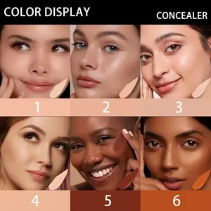 Long-Lasting Waterproof Concealer, Soft Blurring Cream Texture, Covers Tattoos, Scars & Blemishes, Natural Finish, 15g, Suitable for All Skin Types, Makeup