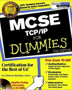USED-MCSE TCP / IP For Dummies by Cameron Brandon (Paperback)