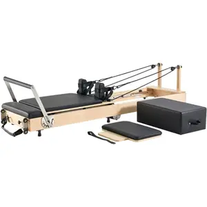 VEVOR Pilates Reformer Machine for Home Gym, with Jump Board/Reformer Box/Chair/Spine Corrector/Springboard/Foldable Dual Resistance Springs Studio Grade Workout Equipment Supports up to 400 lbsVEVOR Super Brand Day
