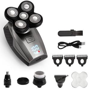 father's day gifts, electric shaver kit, 1 set 5 in 1 cordless hair trimmer, bald head shaver, waterproof cordless hair clipper, manscaped shaver, rechargeable shavers for men, new year & winter gift, christmas gift, stocking fillers, barber clippers