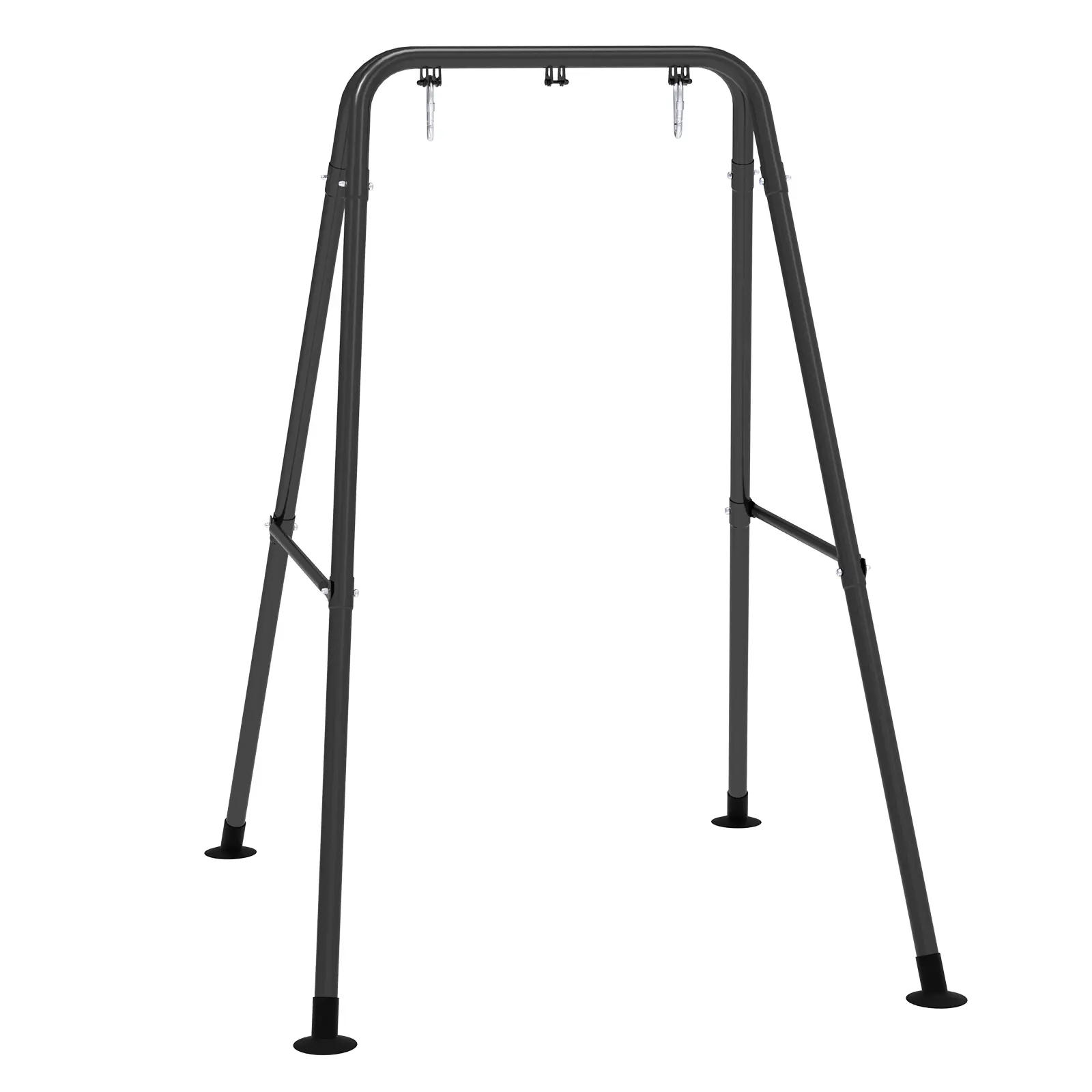 Heavy-Duty Steel Hammock Chair Stand - 1.3-Inch Diameter Frame, 300 LBS Capacity, A-Frame Stability, Weather-Resistant Powder Coated, Assembly Required, Ideal for Family Living Room, Balcony, Indoor & Outdoor Use (Hammock Chair Not Included)